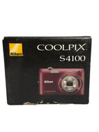 Nikon COOLPIX S4100 Digital Camera with Case, Charger, Battery