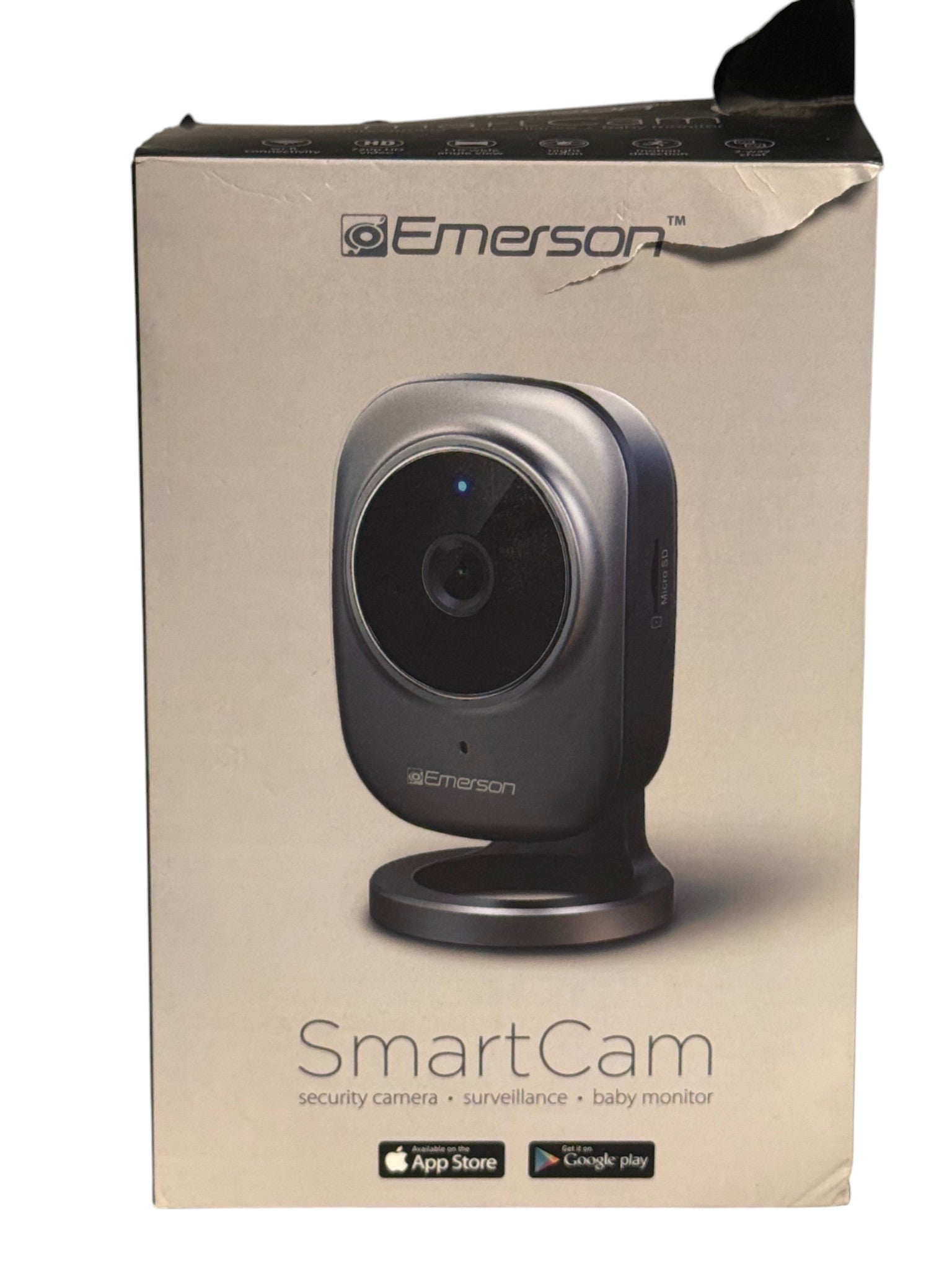 Emerson SmartCam Wireless Security Camera with 8GB MicroSD Card
