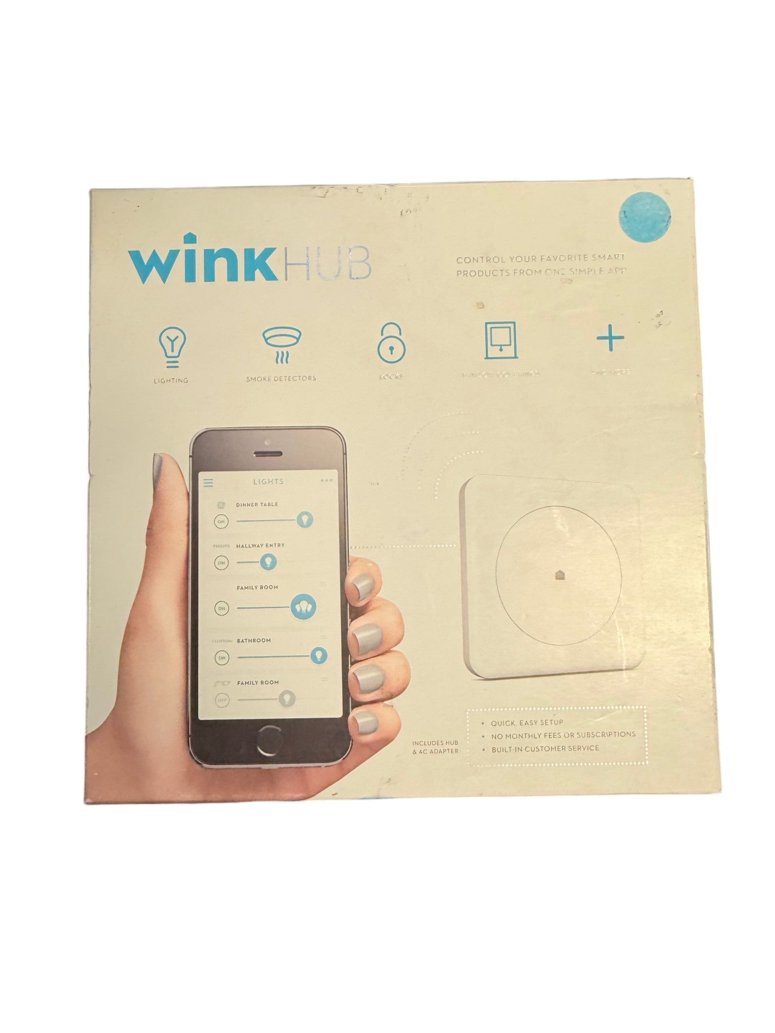 Wink Hub Smart Home Automation Hub (Z-Wave Plus Compatible)