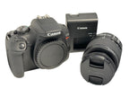 Canon EOS Rebel T7 DSLR Camera with EF-S 18-55mm Lens, Charger, Battery