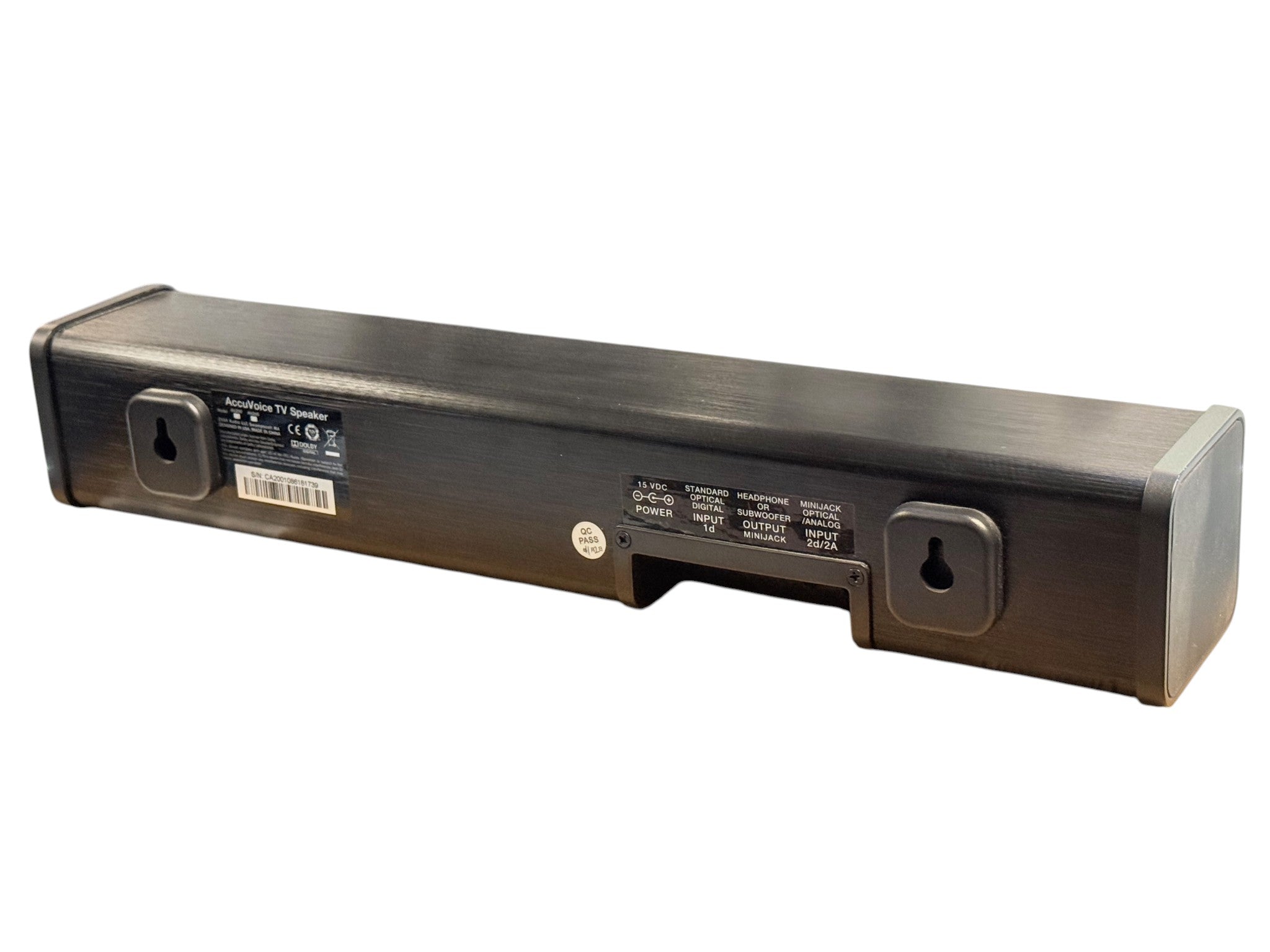 ZVOX AccuVoice TV Speaker AV200 / AV205 Soundbar with Remote