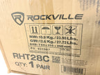 Rockville RHT28C 28" Bookshelf Speaker Stands Pair, New In Box