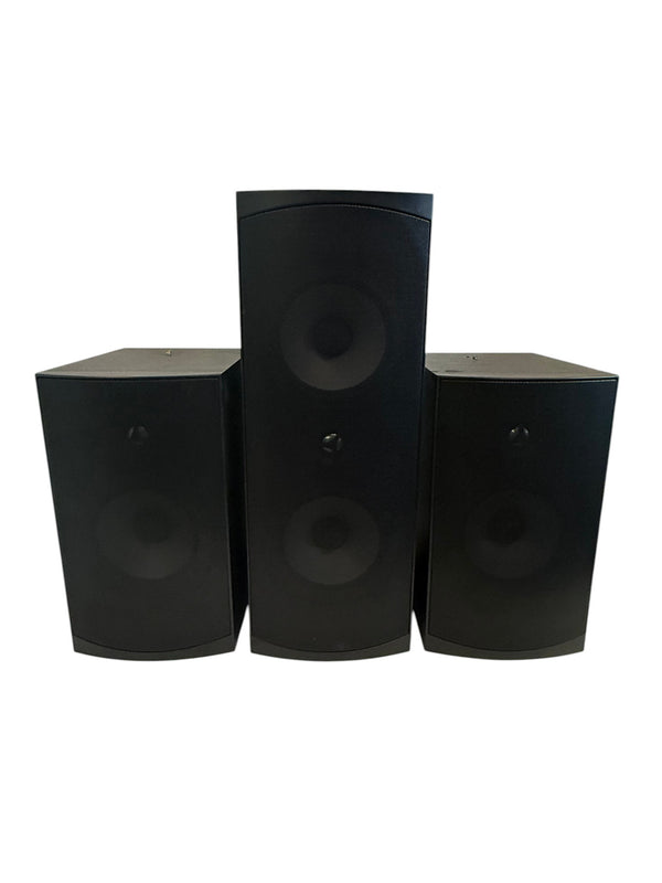 PSB Alpha B Bookshelf Speakers + Alpha C Center Channel Speaker Set