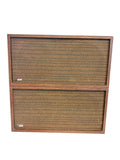 The Fisher XP-55B Vintage Speaker Pair Wood Cabinet