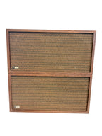 The Fisher XP-55B Vintage Speaker Pair Wood Cabinet