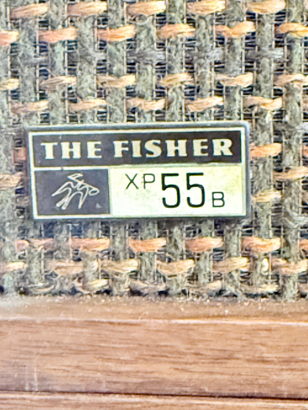The Fisher XP-55B Vintage Speaker Pair Wood Cabinet