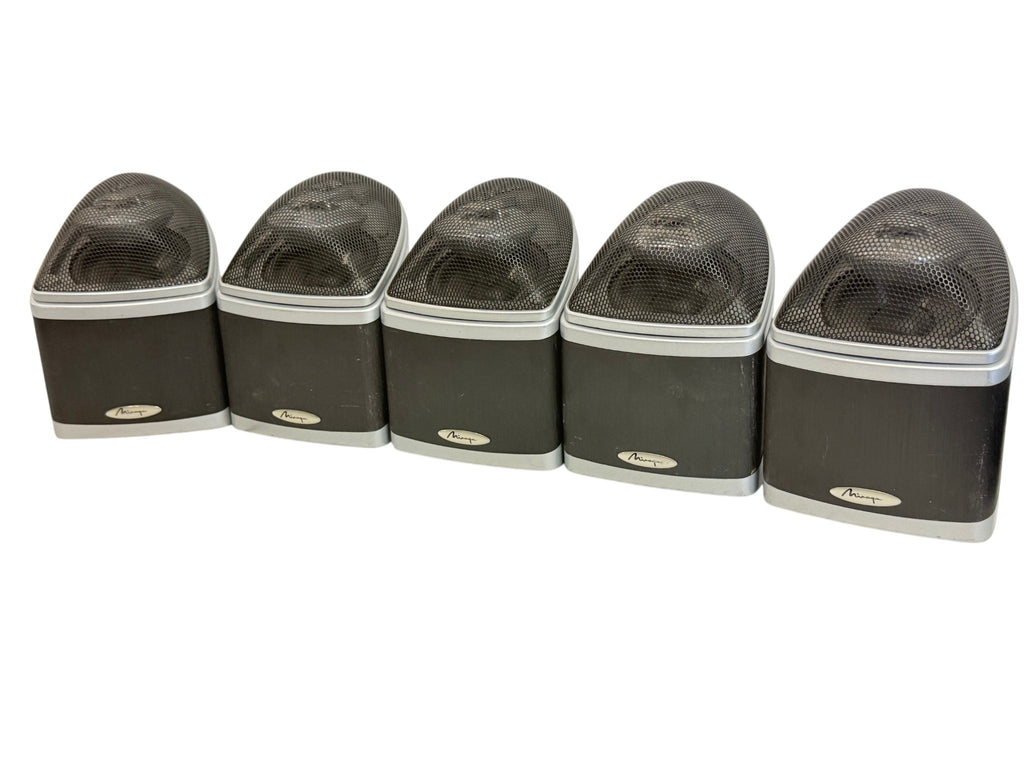 Mirage NanoSat 5-Piece Satellite Speaker Set Nano Sat5PB-1 Black