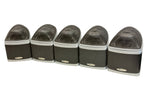 Mirage NanoSat 5-Piece Satellite Speaker Set Nano Sat5PB-1 Black