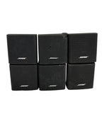 Bose Single Cube Speaker Set 6-Piece Black Direct/Reflecting
