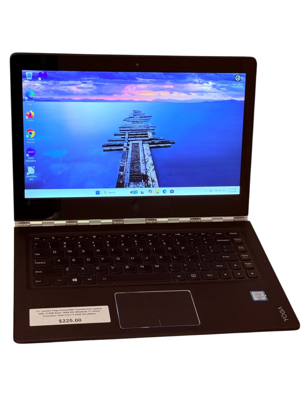Lenovo Yoga 13" Convertible Touchscreen Laptop