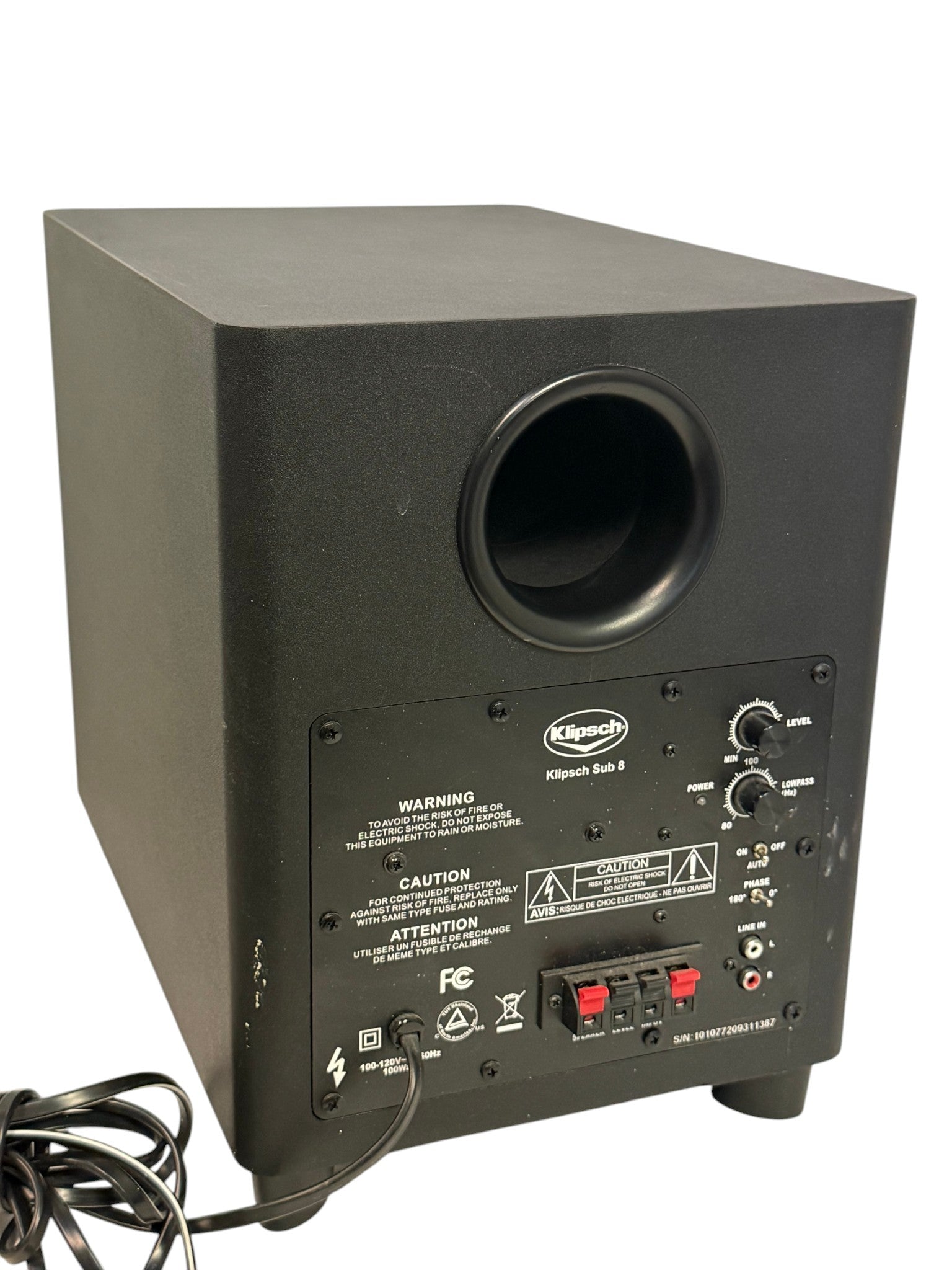 Klipsch Sub 8 Powered Subwoofer