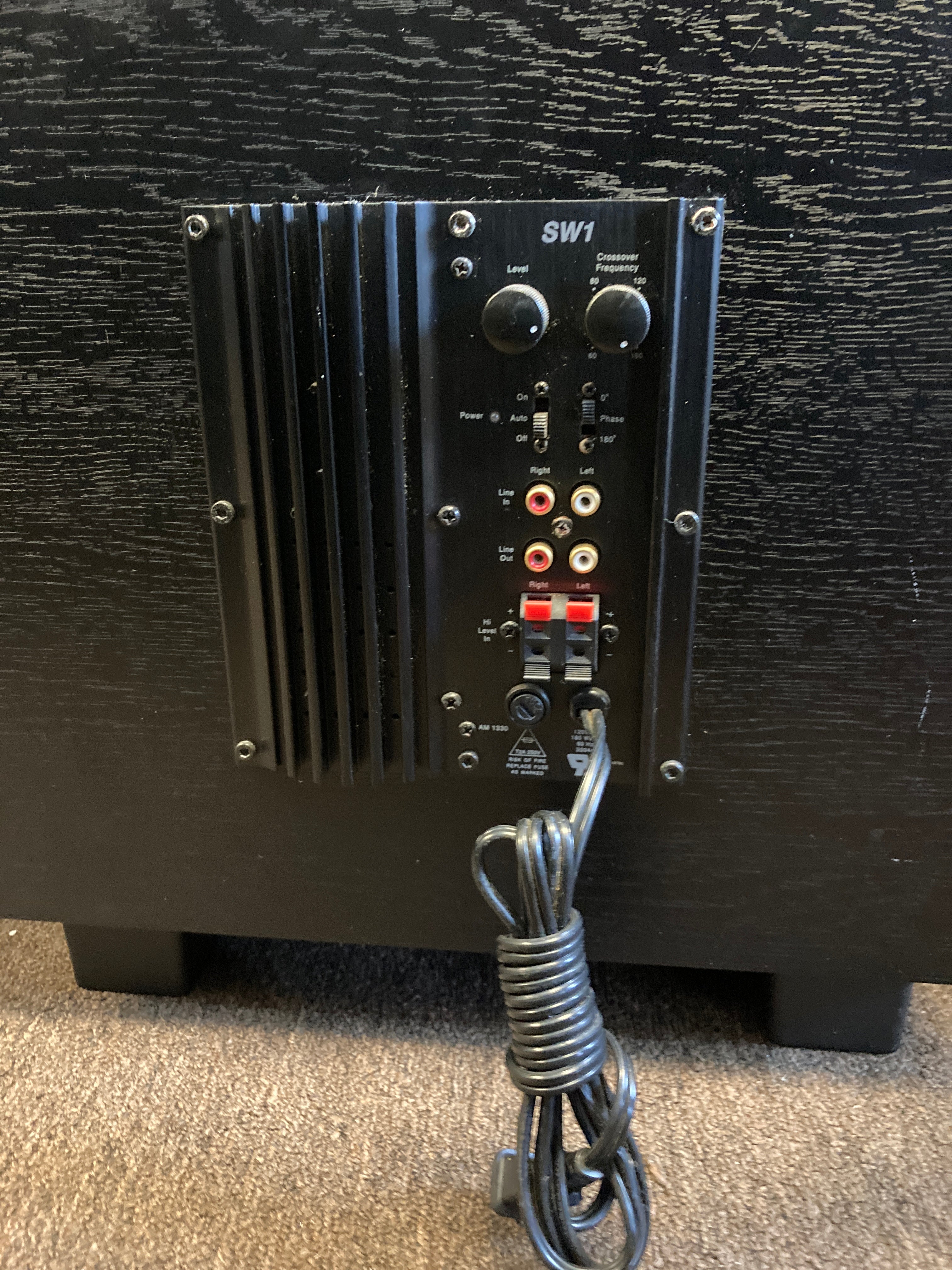 MTX Powered Subwoofer # SW1
