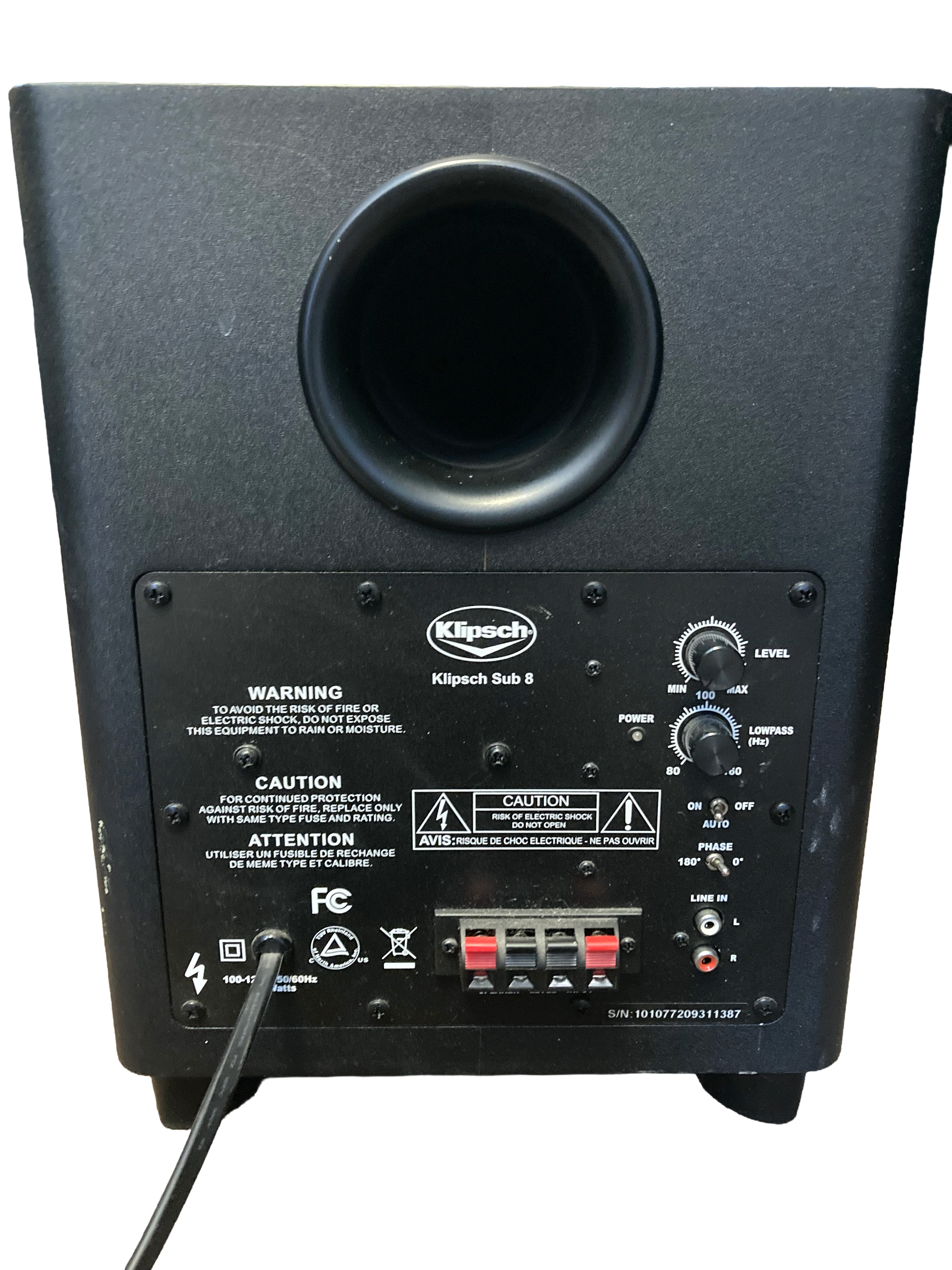 Klipsch Powered Subwoofer Sub 8