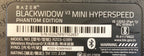 Razer Blackwidow V3 Mini keyboard Hyperspeed Wireless phantom edition