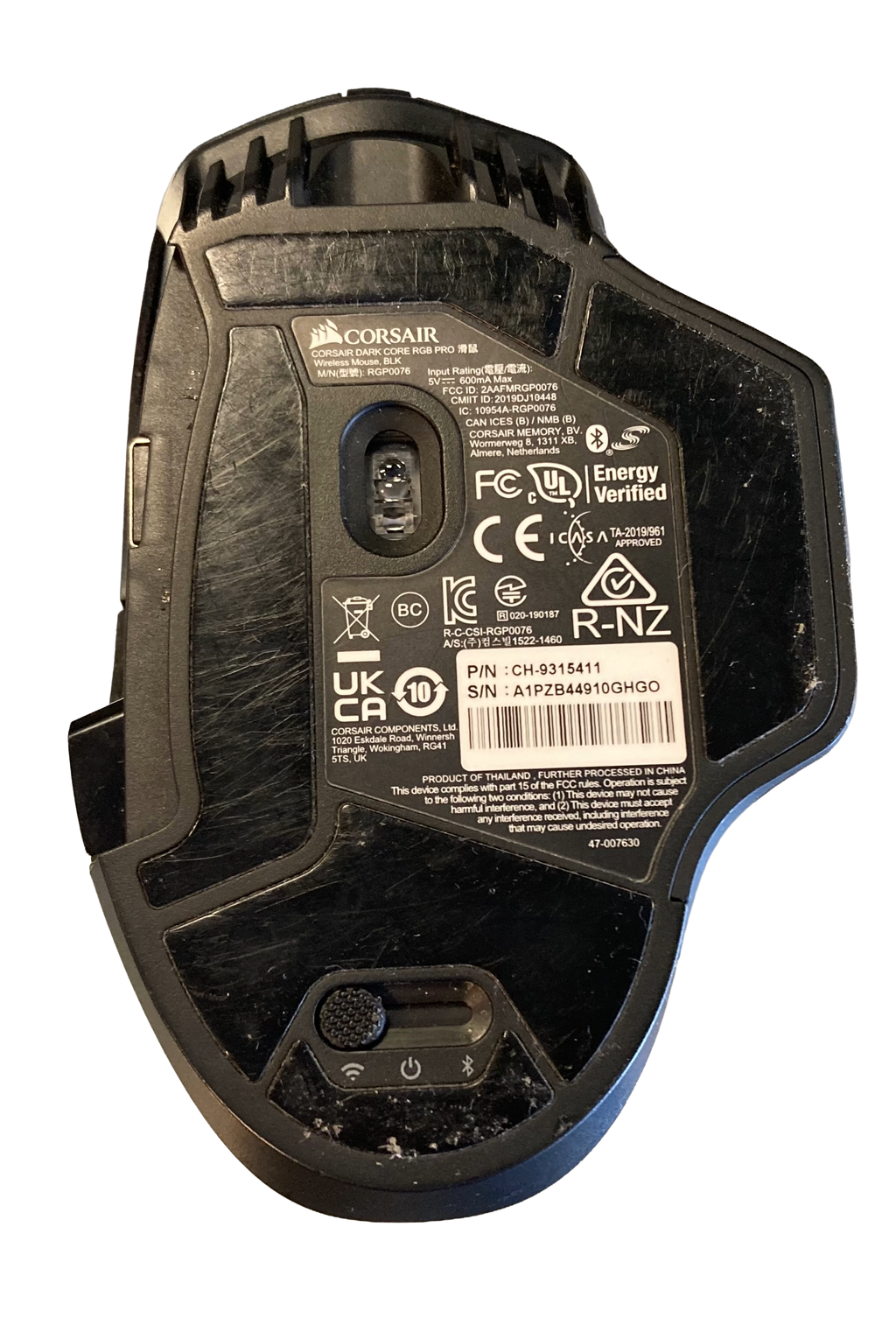 Corsair Dark Core RGB Pro Wireless Gaming Mouse