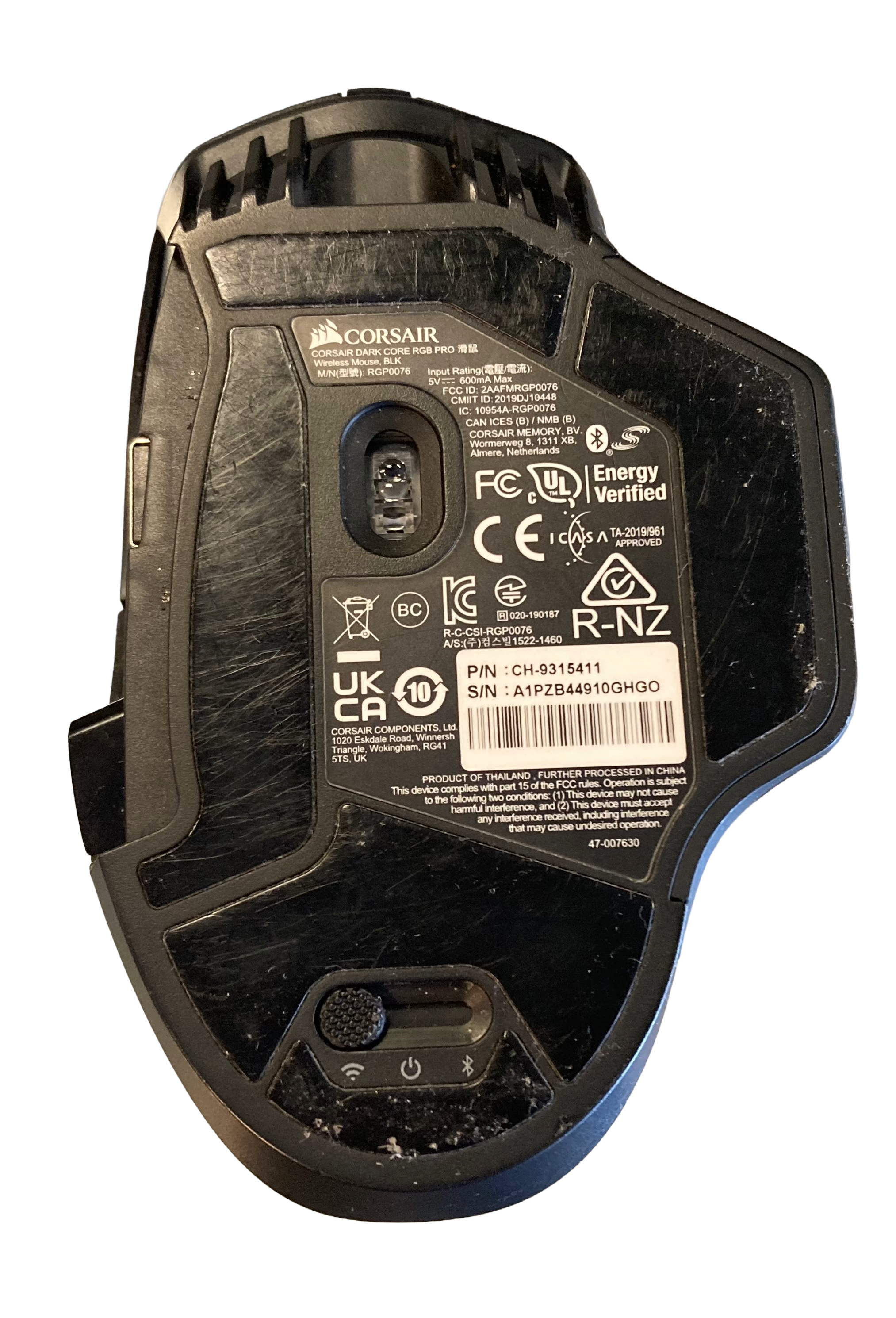 Corsair Dark Core RGB Pro Wireless Gaming Mouse