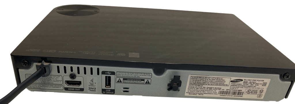 Samsung BD-FM57C Blue Ray DVD Player No Remote