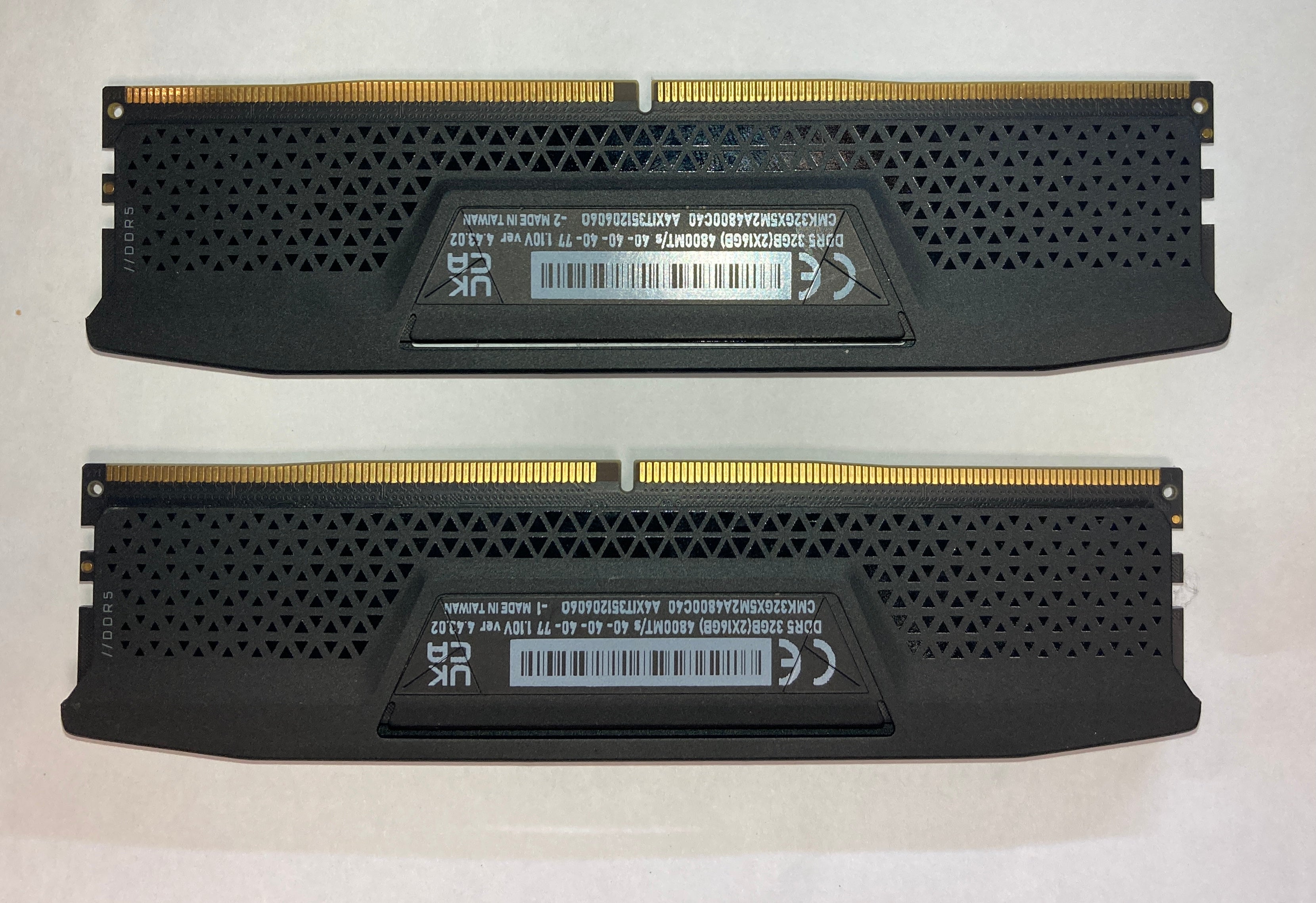 Corsair Vengeance DDR5 32GB (2x16GB) 4800MHz Desktop Ram