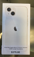 Brand New Apple iPhone 13 Factory Unlocked 128GB Starlight Smartphone