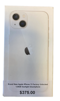 Brand New Apple iPhone 13 Factory Unlocked 128GB Starlight Smartphone