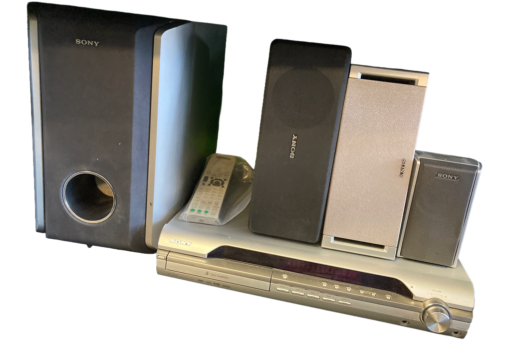 Sony  HCD-DX155 DVD /CD 5-Disc Changer Home Theater System