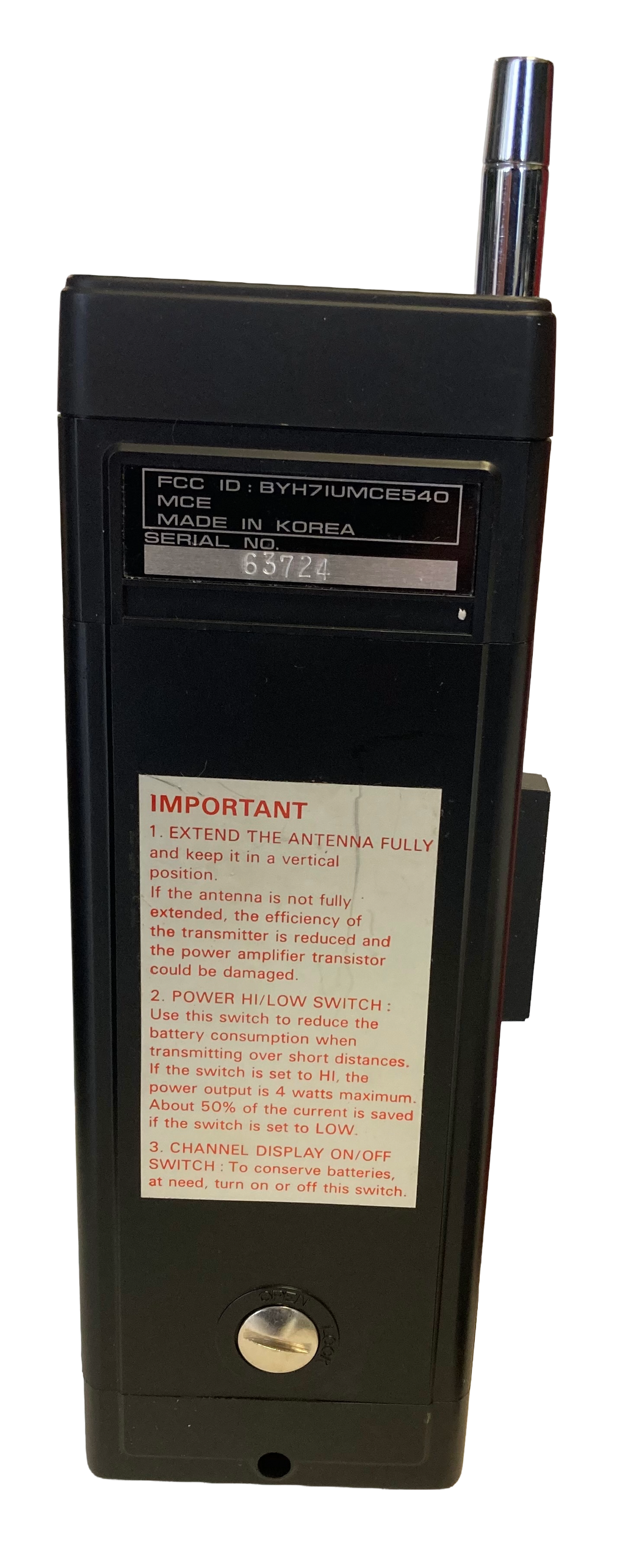 MCE 540 Mayday Handheld CB Radio 40-Channel Walkie Talkie
