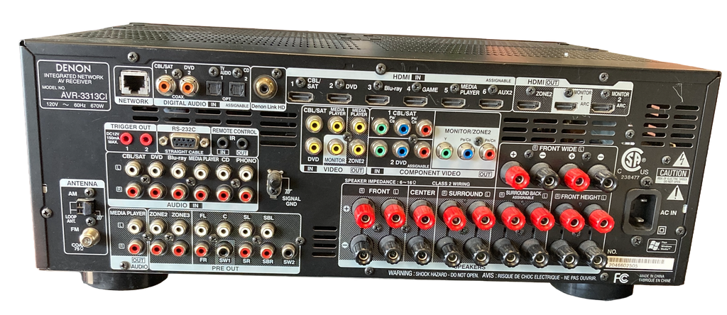 Denon AVR-3313Cl Home Theater Receiver
