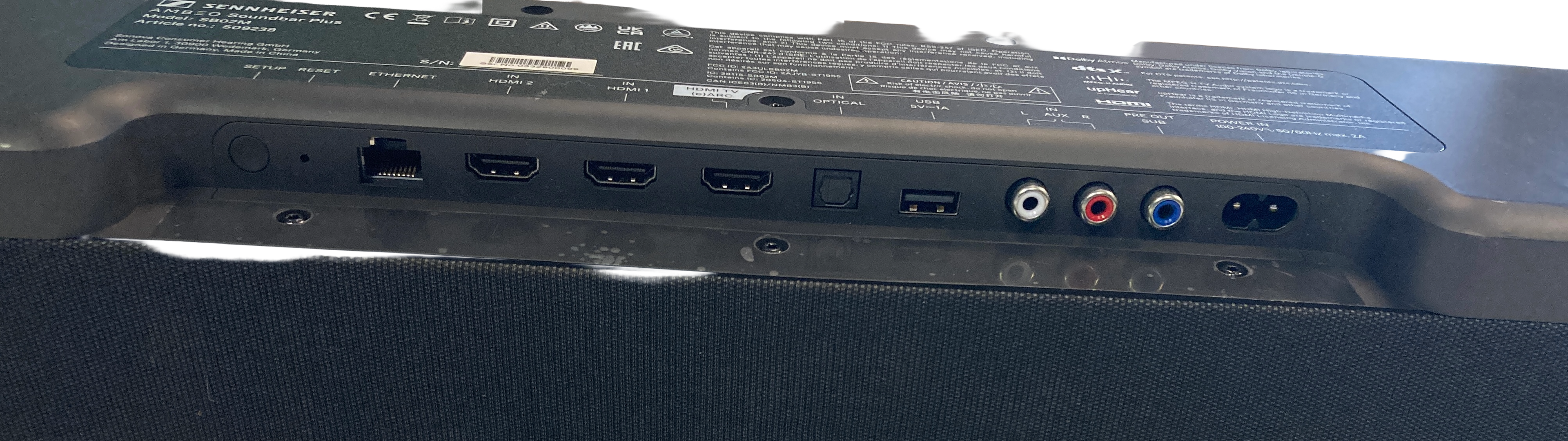SENNHEISER AMBEO Soundbar  SB02M With remote