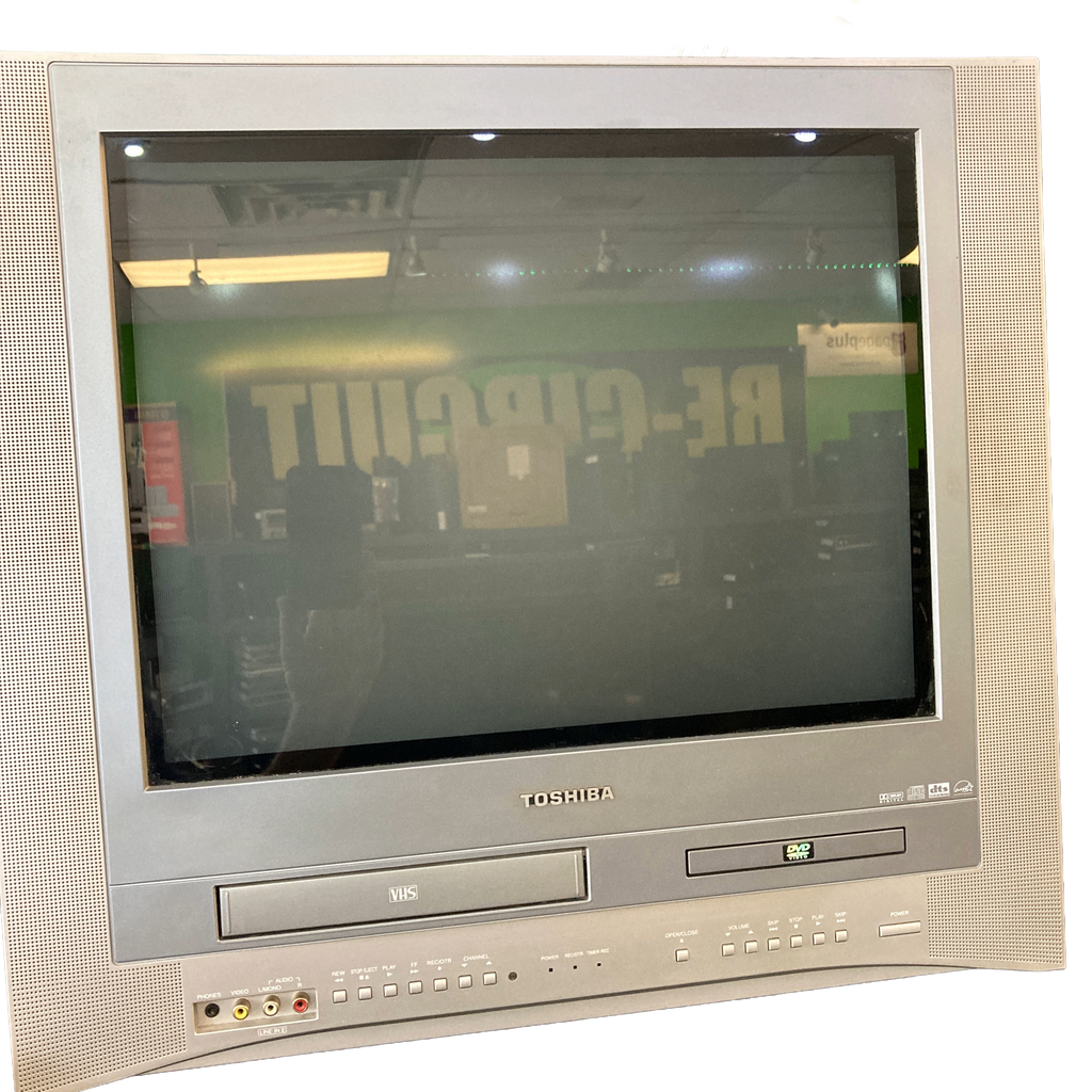 20" TOSHIBA MW20FN1R COLOR CRT TELEVISION DVD / VCR WITH REMOTE