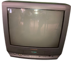 20" PANASONIC PV-M2048 COLOR CRT TELEVISION WITH REMOTE