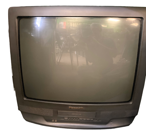 25" PANASONIC PVQ-M2509 COLOR CRT TELEVISION WITH VCR