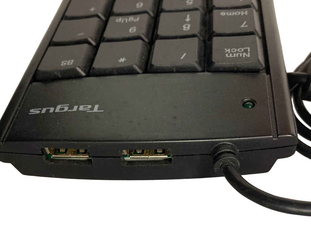 TARGUS PAKP004B Numeric Keypad 2 Port USB