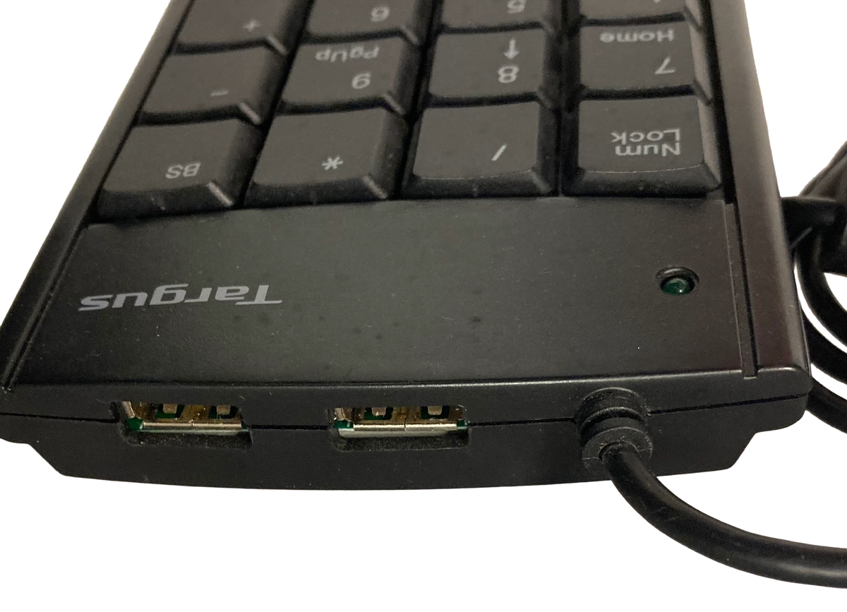 TARGUS PAKP004B Numeric Keypad 2 Port USB