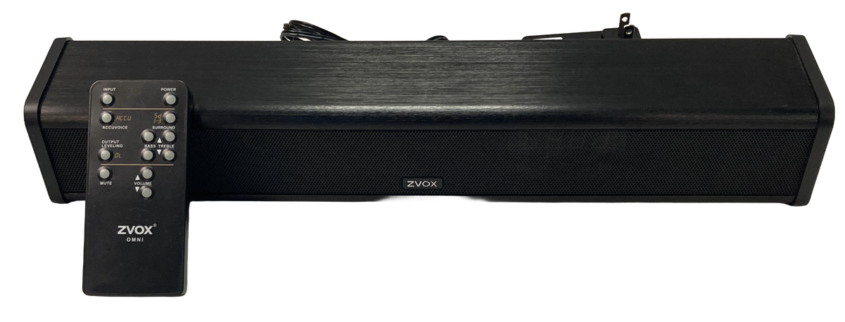 ZVOX AccuVoice AV200 Dialogue Boosting TV Speaker Sound Bar with Remote