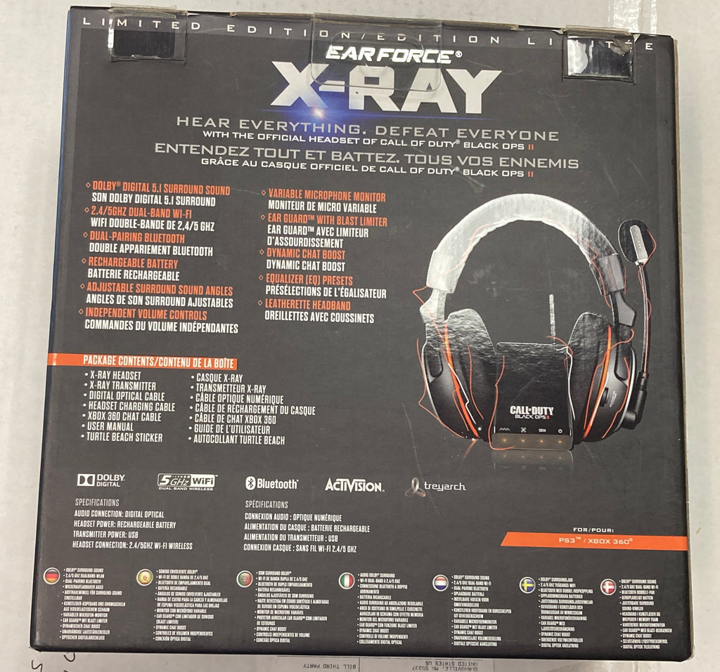 EAR FORCE X-RAY CALL DUTY BLACK OPS  II  Gaming headset