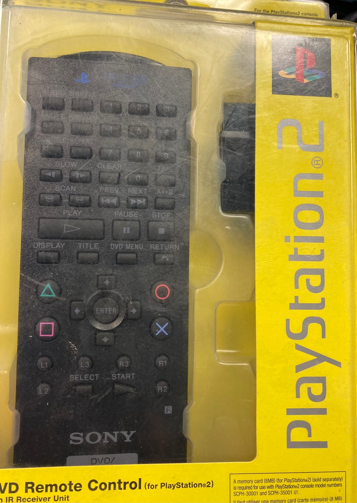 DVD Remote Control For PlayStation 2