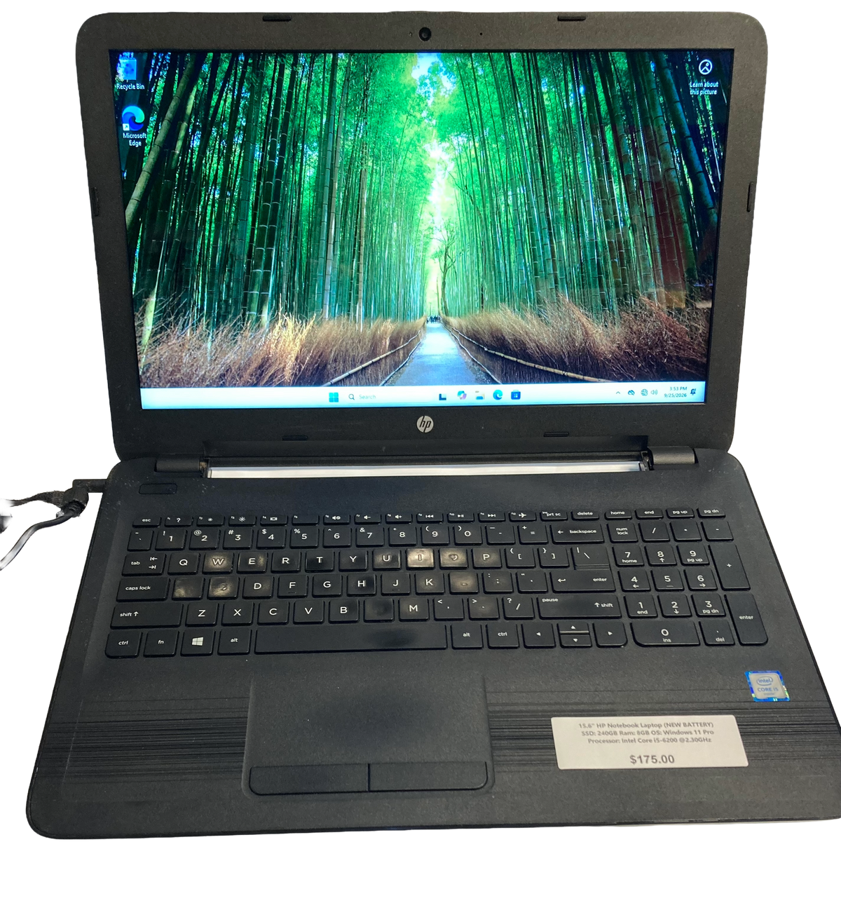 15.6" HP Notebook Laptop Computer