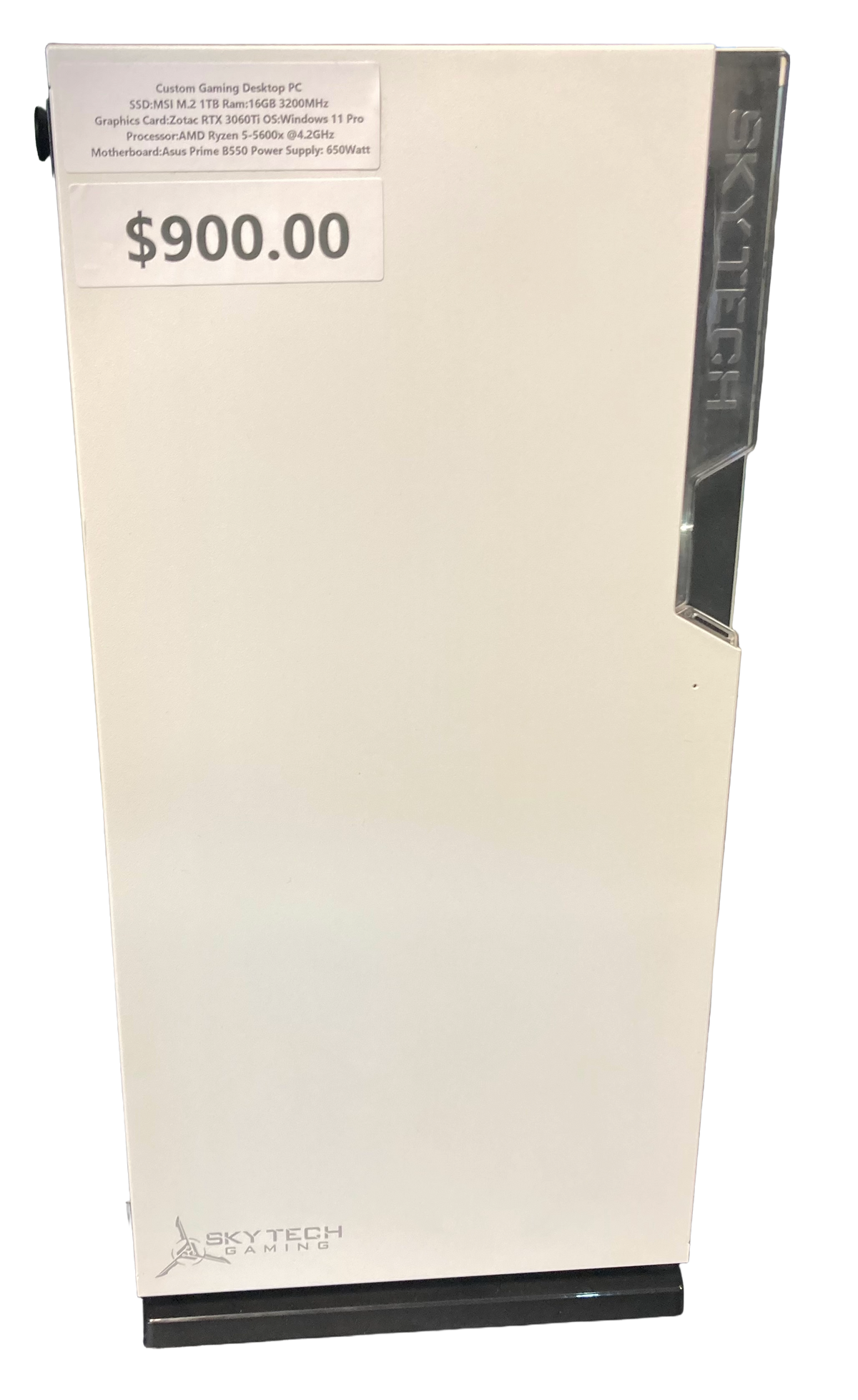 Custom Gaming Desktop PC SSD:MSI M.2 1 TB Ram: 16GB 3200MHz