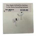 Apple AirPod Pro 2nd Gen In-Ear Noise Cancelling Earbuds Brand New Sealed