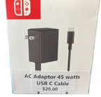 AC Adaptor 45 watts USB C Cable