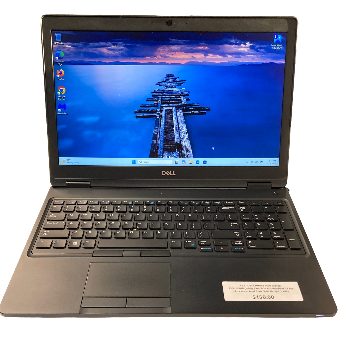 15.6" Dell Latitude 5590 Laptop Computer