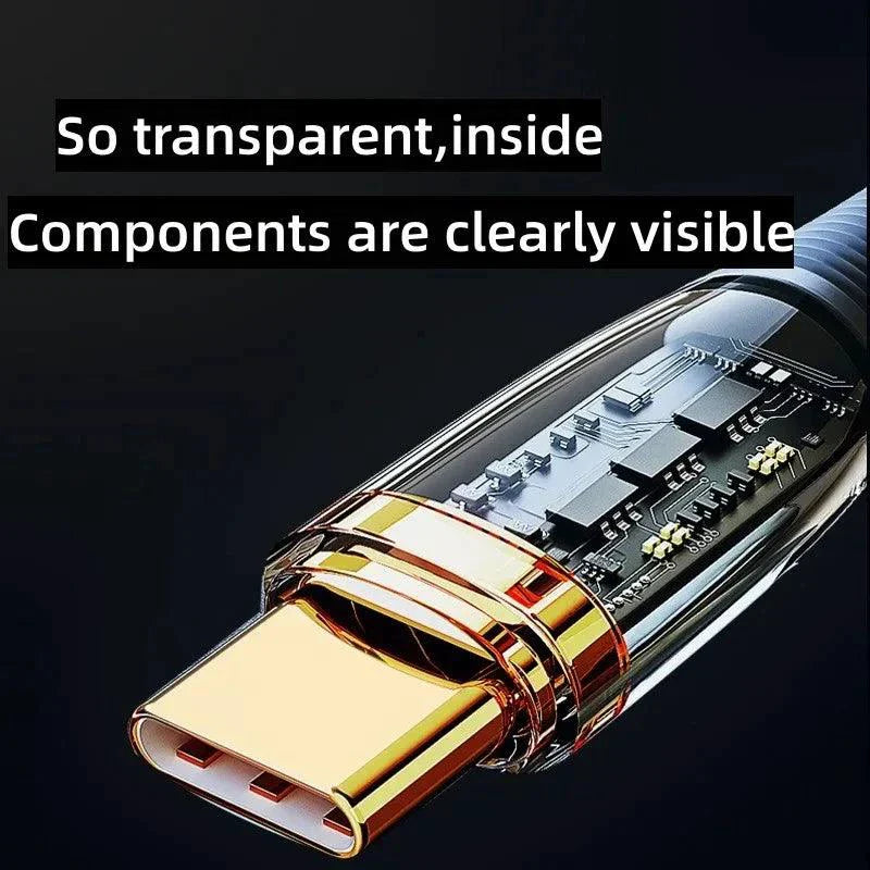 120W USB To Type C Cable Super Fast Charging Data Cord For Xiaomi 12 Redmi Note 11 Samsung S23 S22 Huawei Type-c Charger Cord