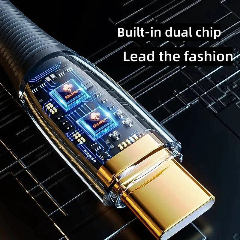 120W USB To Type C Cable Super Fast Charging Data Cord For Xiaomi 12 Redmi Note 11 Samsung S23 S22 Huawei Type-c Charger Cord