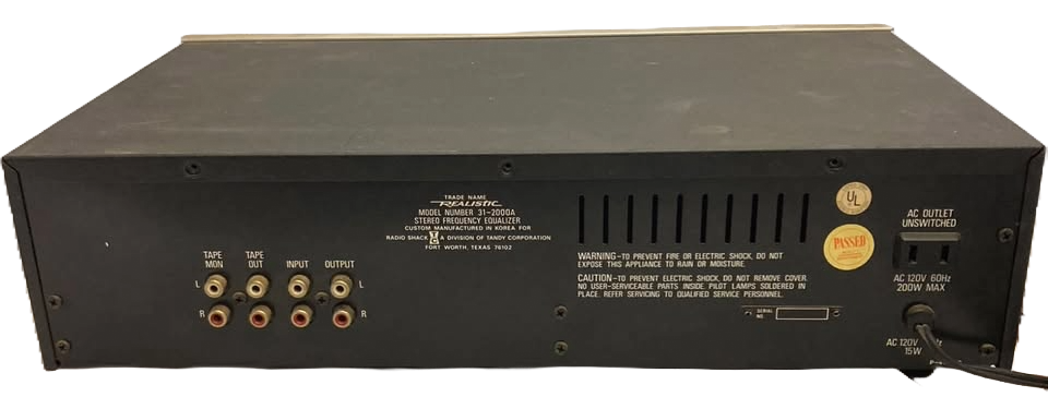 Realistic  10 band Stereo Equalizer