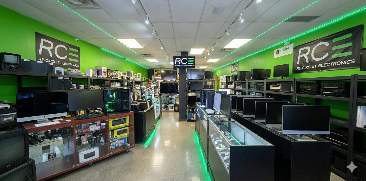 Inside the Re-Circuit Electronics store in Toledo, Ohio