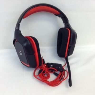 Logitech G230 Black/Red Headband Headsets for PC