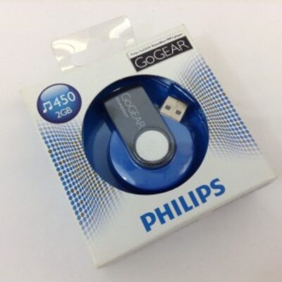 New Blue Philips GoGEAR SoundDot MP3 Player 450 2GB