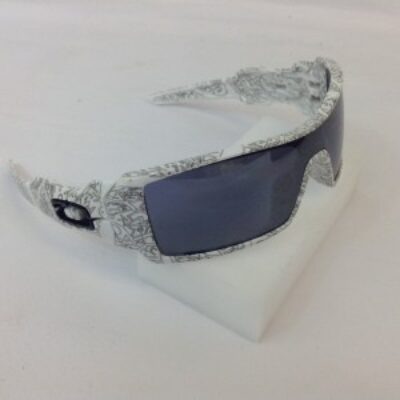 Oakley Sunglasses -OIL RIG – 03-461- White & Gray Design