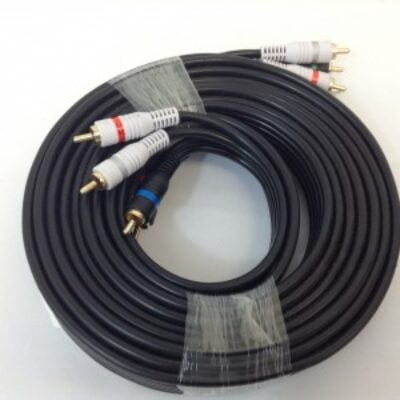 15 Ft 5 Component Video/Audio Male to Male Coaxial Cable