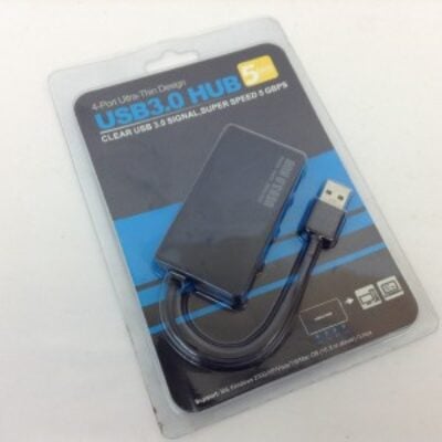 Ultra Slim High Power Supply System 4-Ports USB 3.0 Hub
